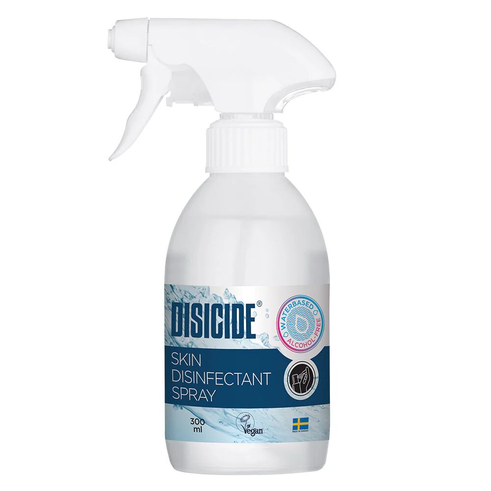 disicide disinfettante antisettico spray per la pelle del corpo, mani e piedi 300 ml