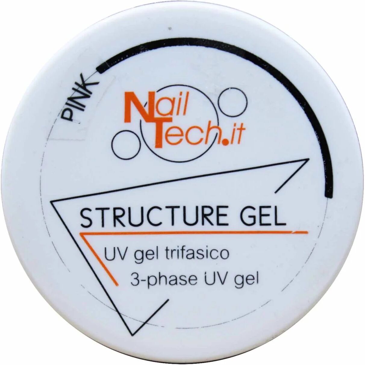 nail tech uv gel trifasico pink per ricostruzione unghie 30 gr