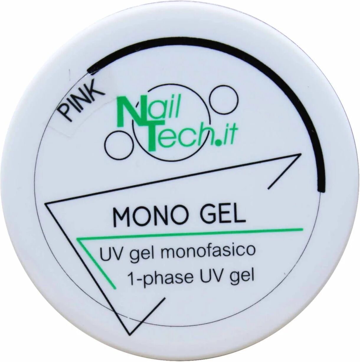 nail tech uv gel monofasico pink per ricostruzione unghie 30 gr