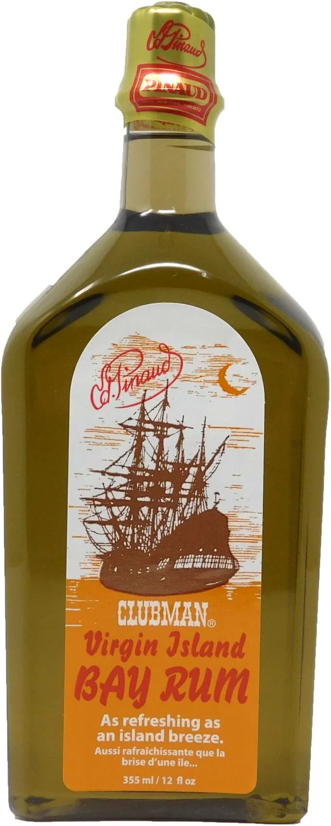 clubman pinaud virgin island bay rum after shave body tonic 355 ml