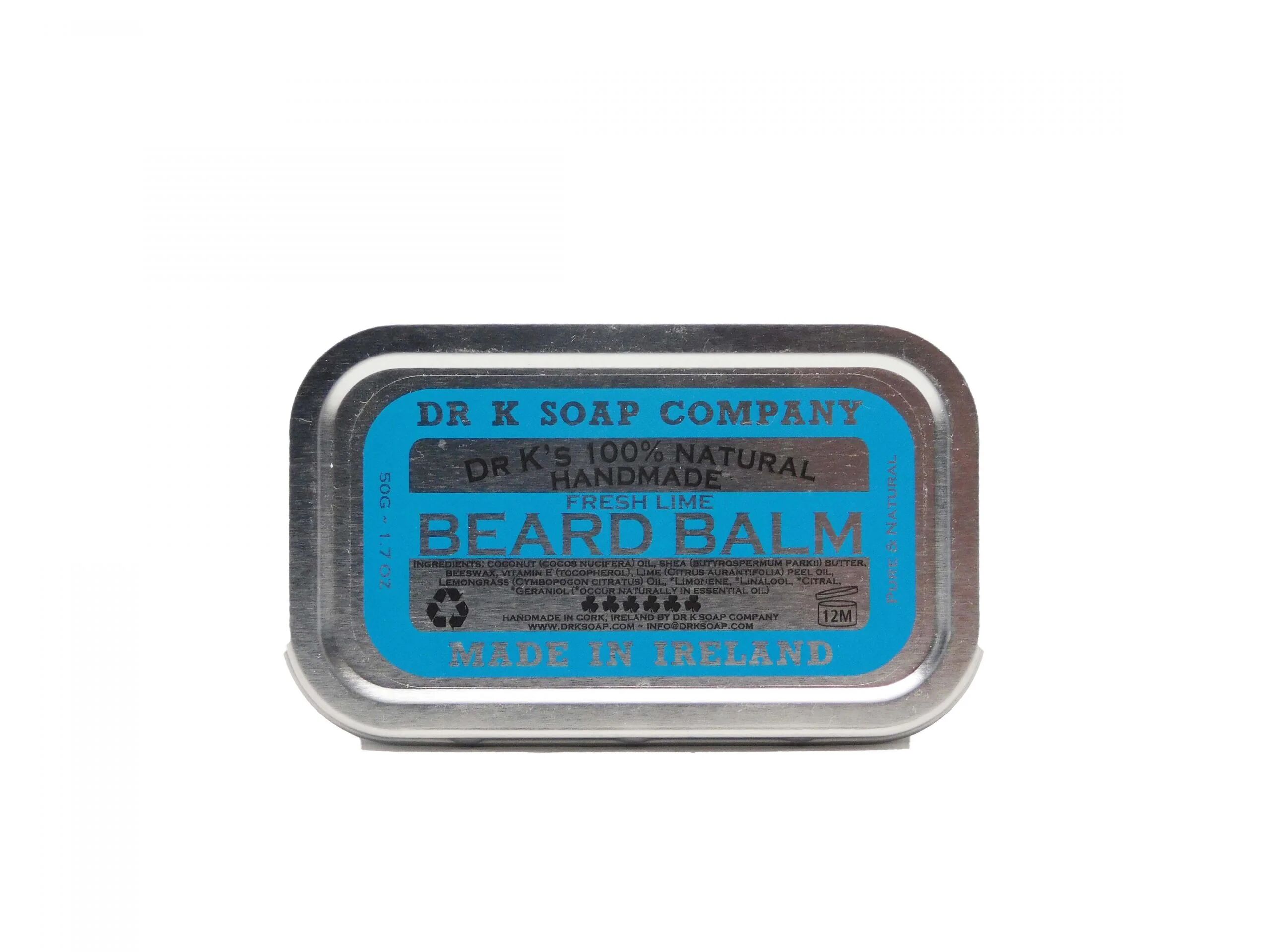 dr k soap company dr k soap beard balm balsamo barba fresh lime 50 gr