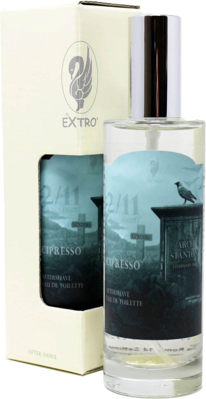 extrò cosmesi after shave eau de toilette 2/11 duenovembre spray 100 ml