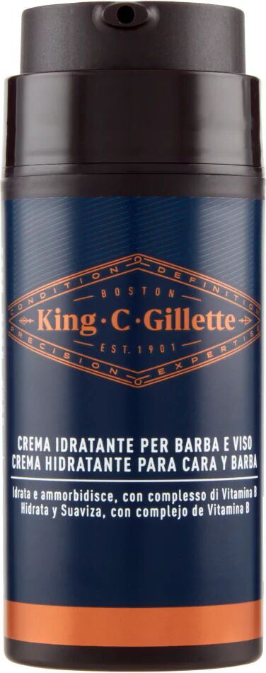 gillette crema idratante per barba e viso 100 ml