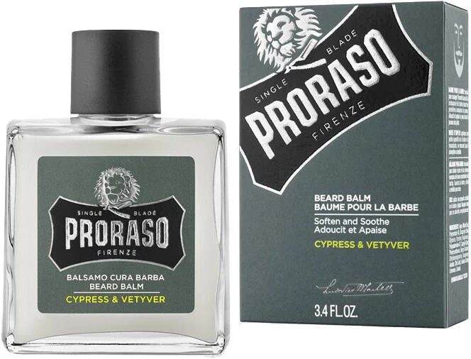 proraso balsamo cura barba cypress & vetyver 100 ml