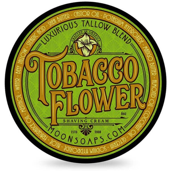 moon sapone da barba tobacco flower 170 gr