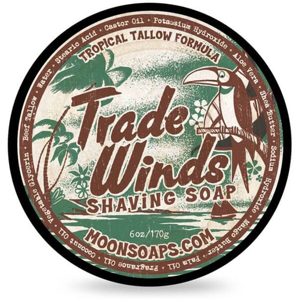 moon sapone da barba trade winds 170 gr