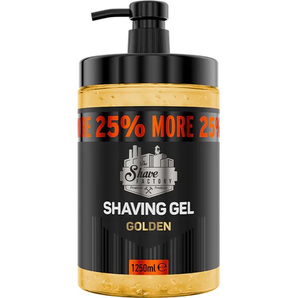 the shave factory gel da rasatura golden 1250 ml