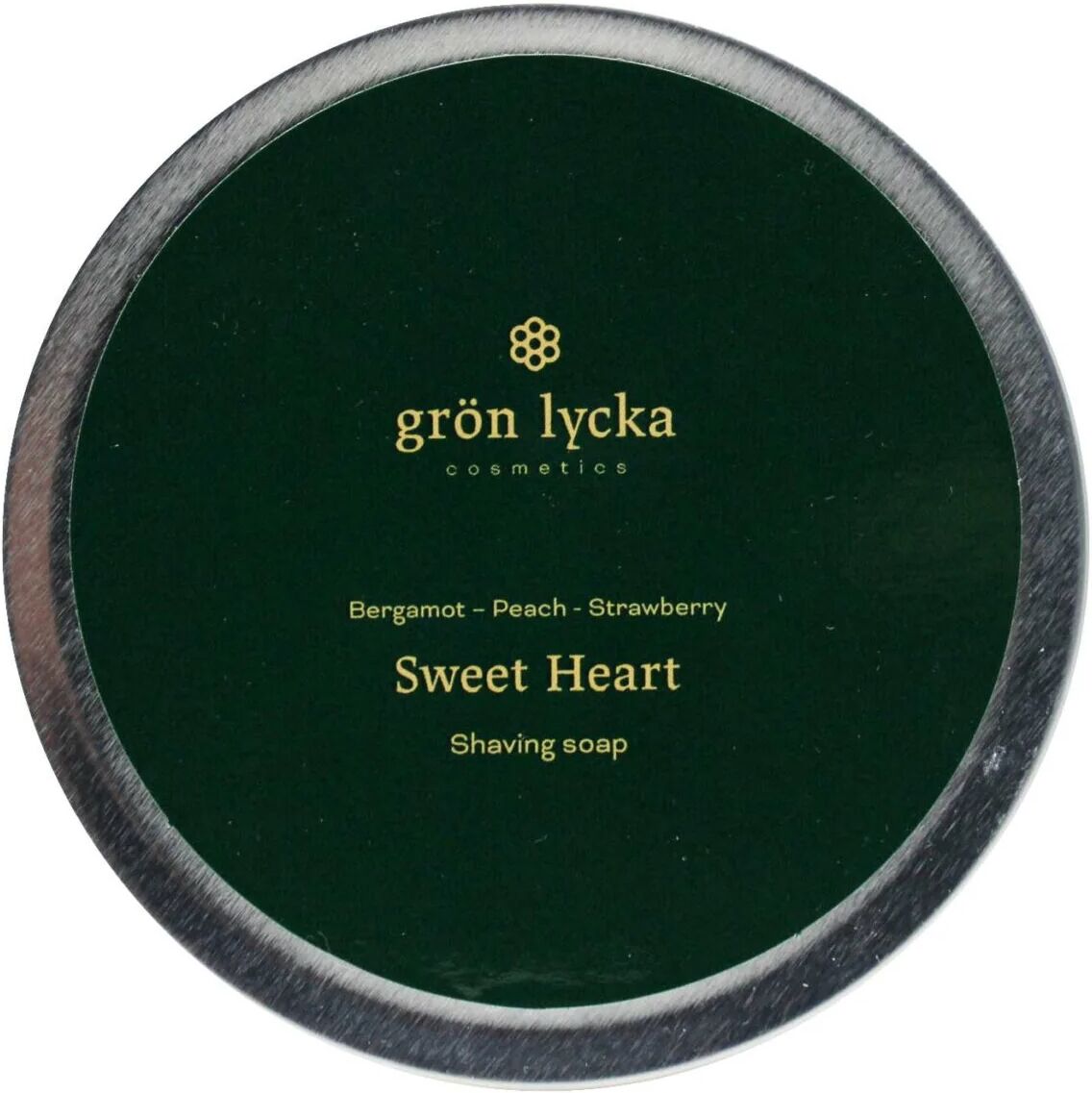 grön lycka cosmetics grön lycka sweet heart sapone da barba artigianale 150 gr