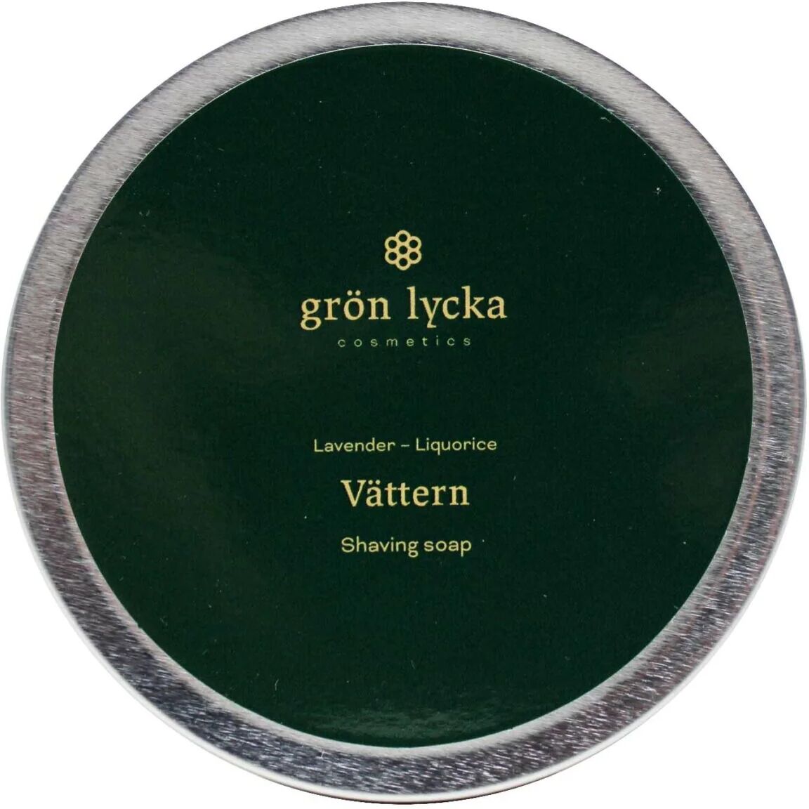 grön lycka cosmetics grön lycka vättern sapone da barba artigianale 150 gr