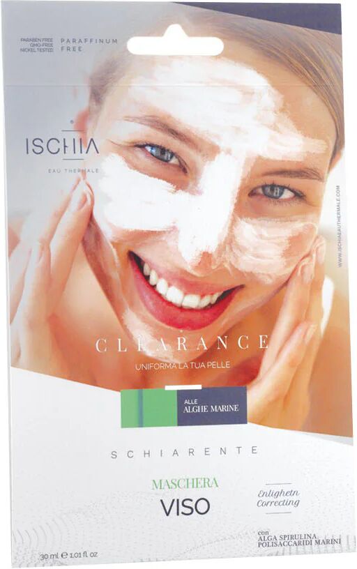 ischia eau thermale clèarance maschera viso peel off schiarente alle alghe marine 30 ml