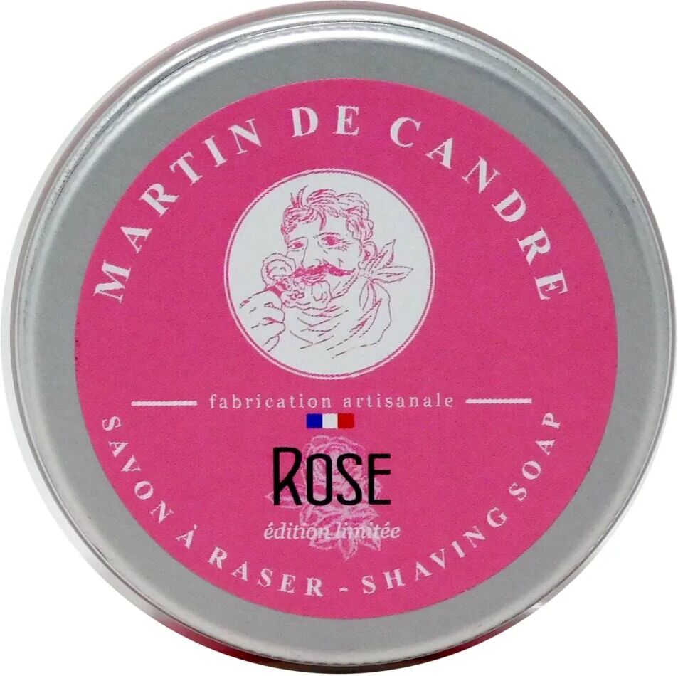 martin de candre sapone da barba solido fragranza rose 50 gr