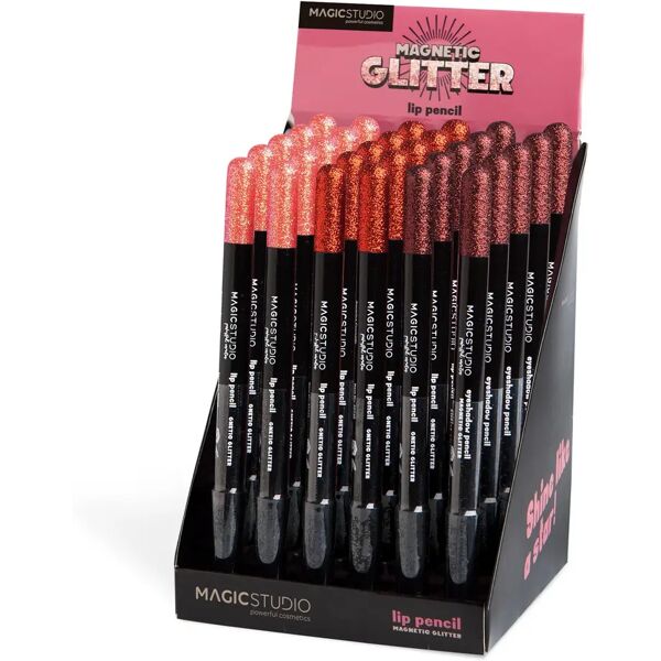 magic studio lip pencil magnetic glitter matita labbra glitterata