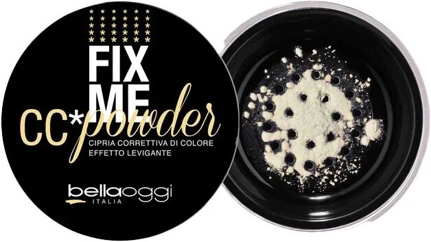 bellaoggi italia bellaoggi fix me cc powder cipria opacizzante color banana shade 7,5 gr