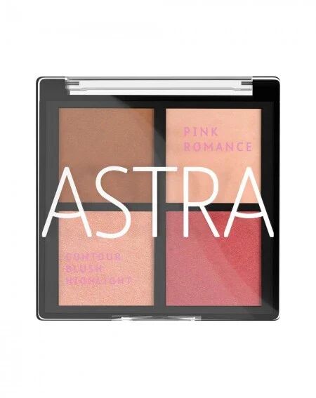 astra make up astra make-up romance palette fard blush 4 nuances