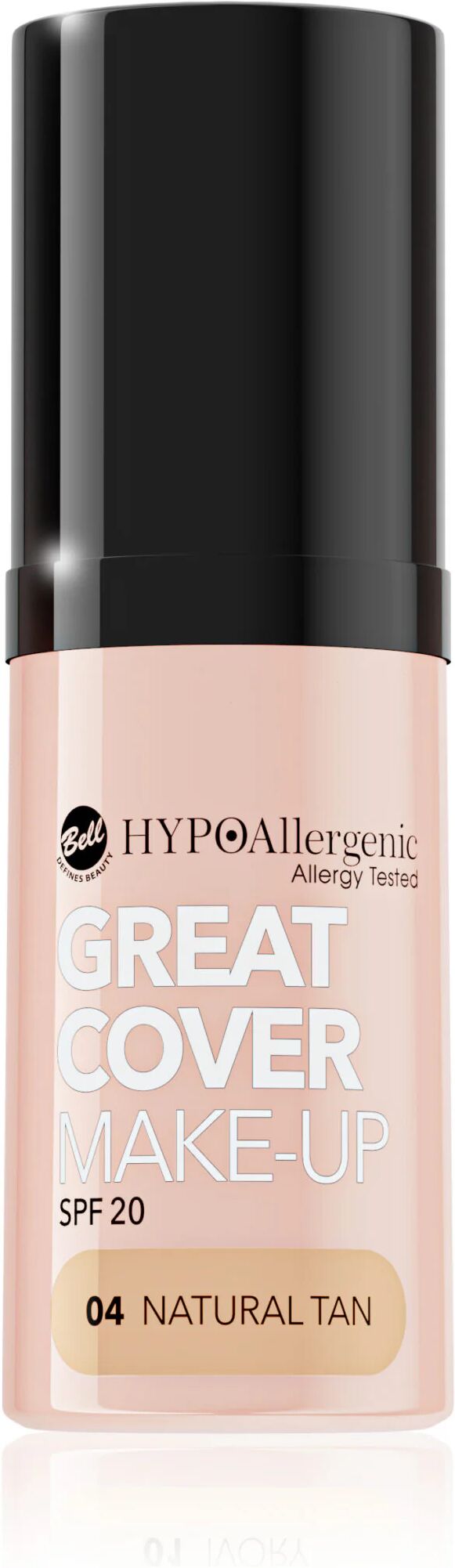 bell hypoallergenic hypoallergenic great cover make up fondotinta mousse alta copertura spf20 20 gr