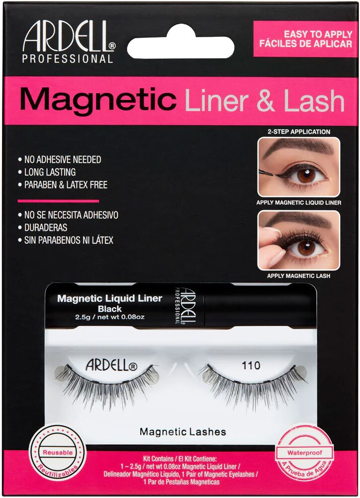 Ardell Kit Ciglia Magnetic 110 + Eyeliner Liquido Magnetic Ref.64922