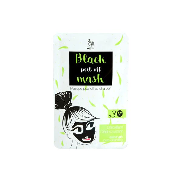 peggy sage black mask maschera peel off al carbone 3 pz da 7 gr