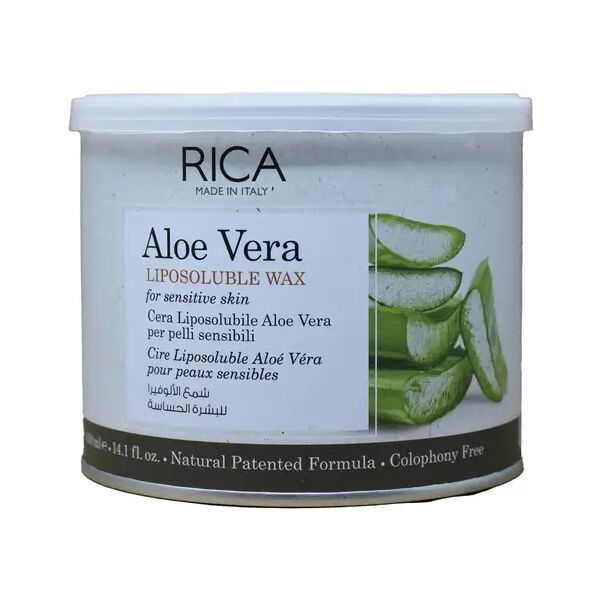 rica cera depilatoria liposolubile aloe vera per pelli sensibili 400 ml