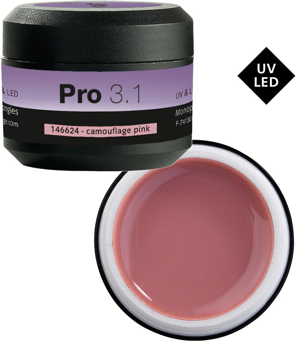 peggy sage pro 3.1 gel monofasico per unghie camouflage pink 15 ml