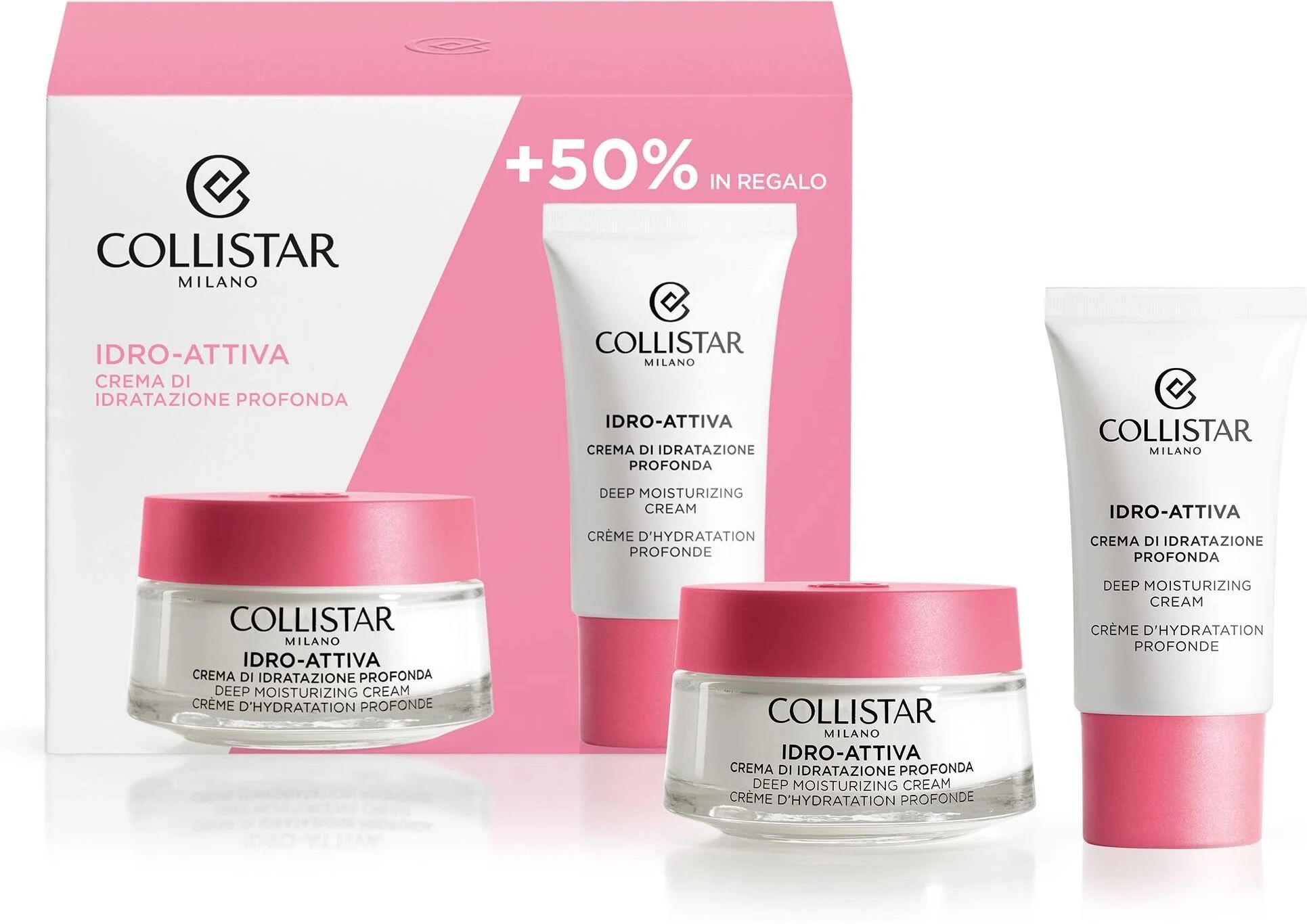 collistar cofanetto idro-attiva crema di idratazione profonda 50 ml + regalo tubo crema da 25 ml