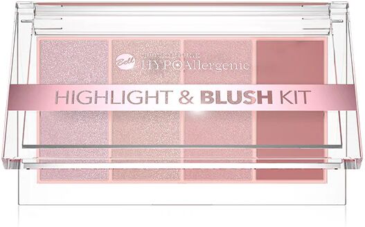 bell hypoallergenic hypoallergenic highlight & blush kit set illuminanti e fard 20 gr