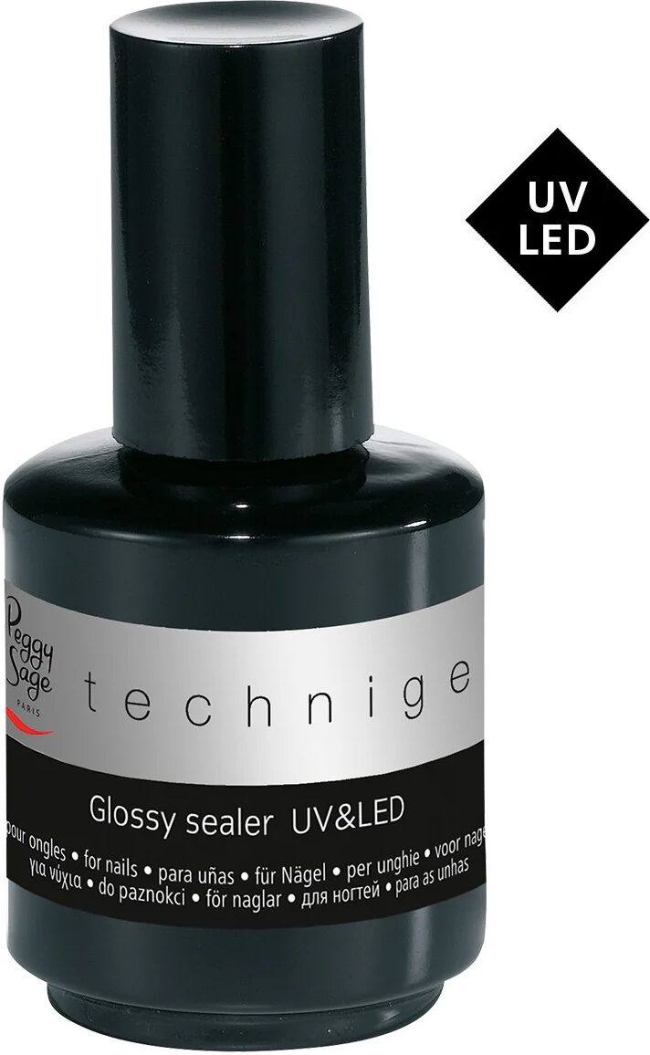 Peggy Sage Technigel Glossy Sealer UV & Led Gel Tecnico Di Finitura Ultra Brillante 15 ml