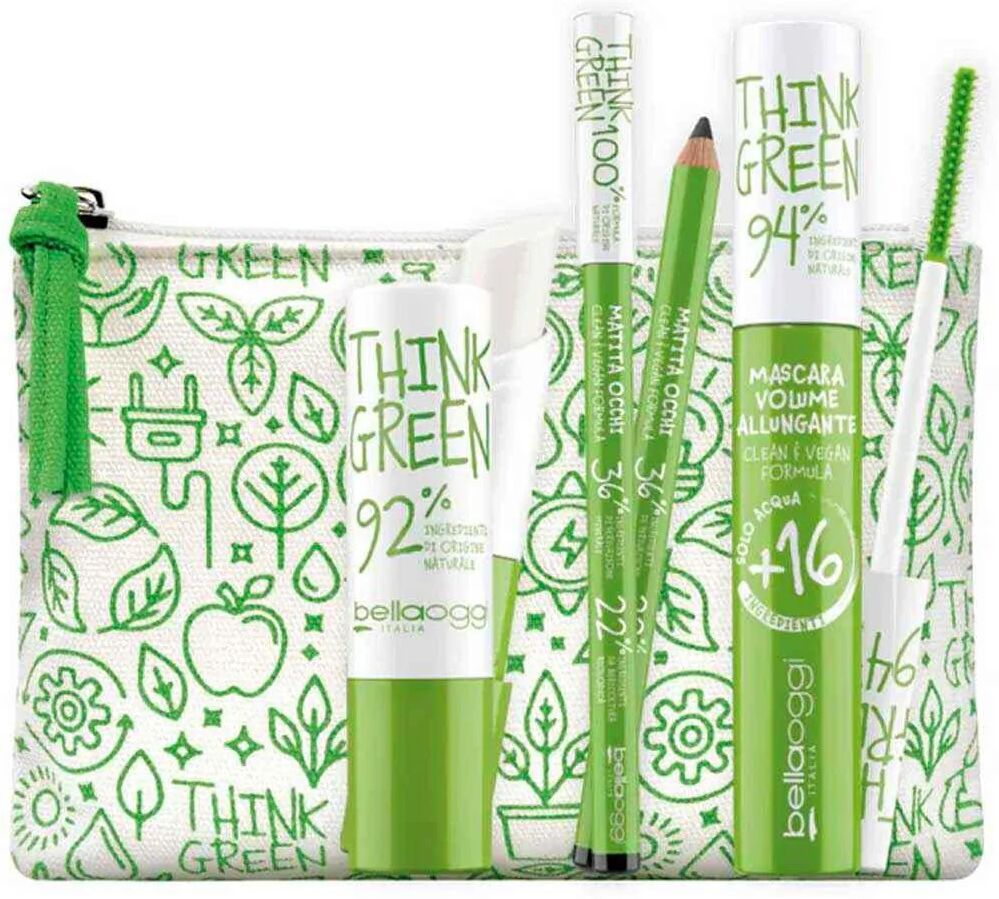 BellaOggi Italia BellaOggi Kit Think Green Clean E Vegan 3 pz