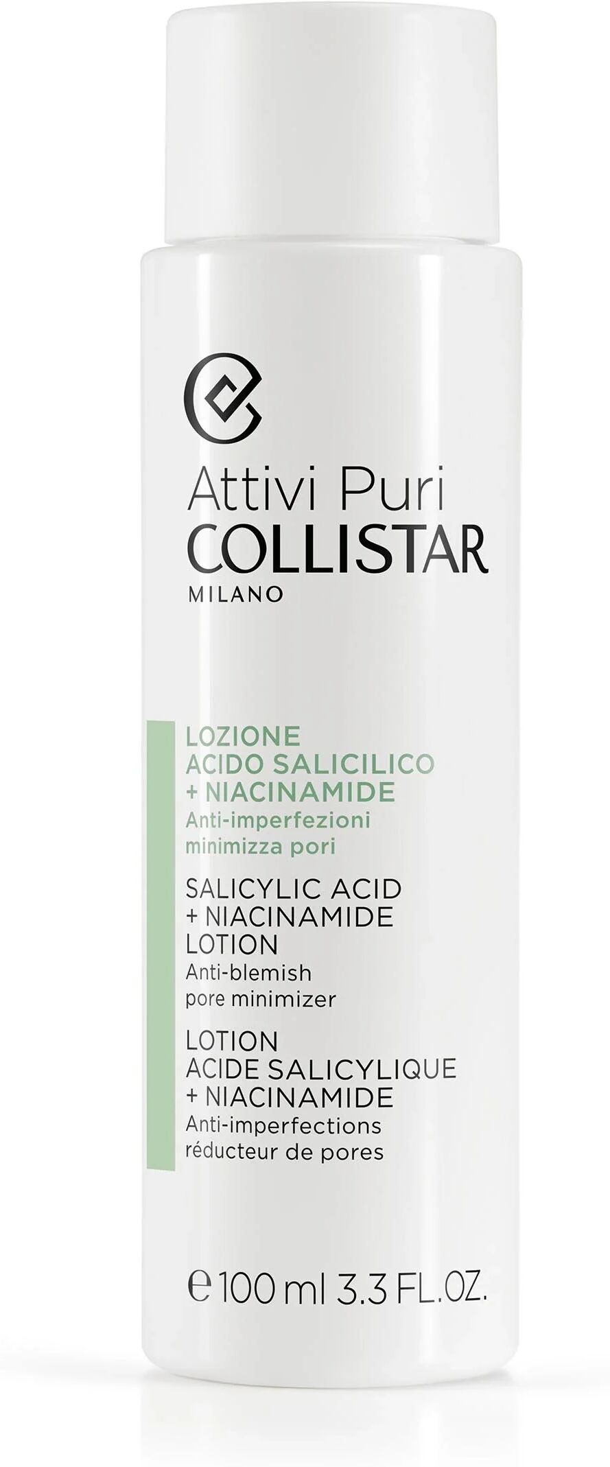 Collistar Attivi Puri Lozione Acido Salicilico + Niacinamide Anti-Imperfezioni Minimizza Pori 100 ml