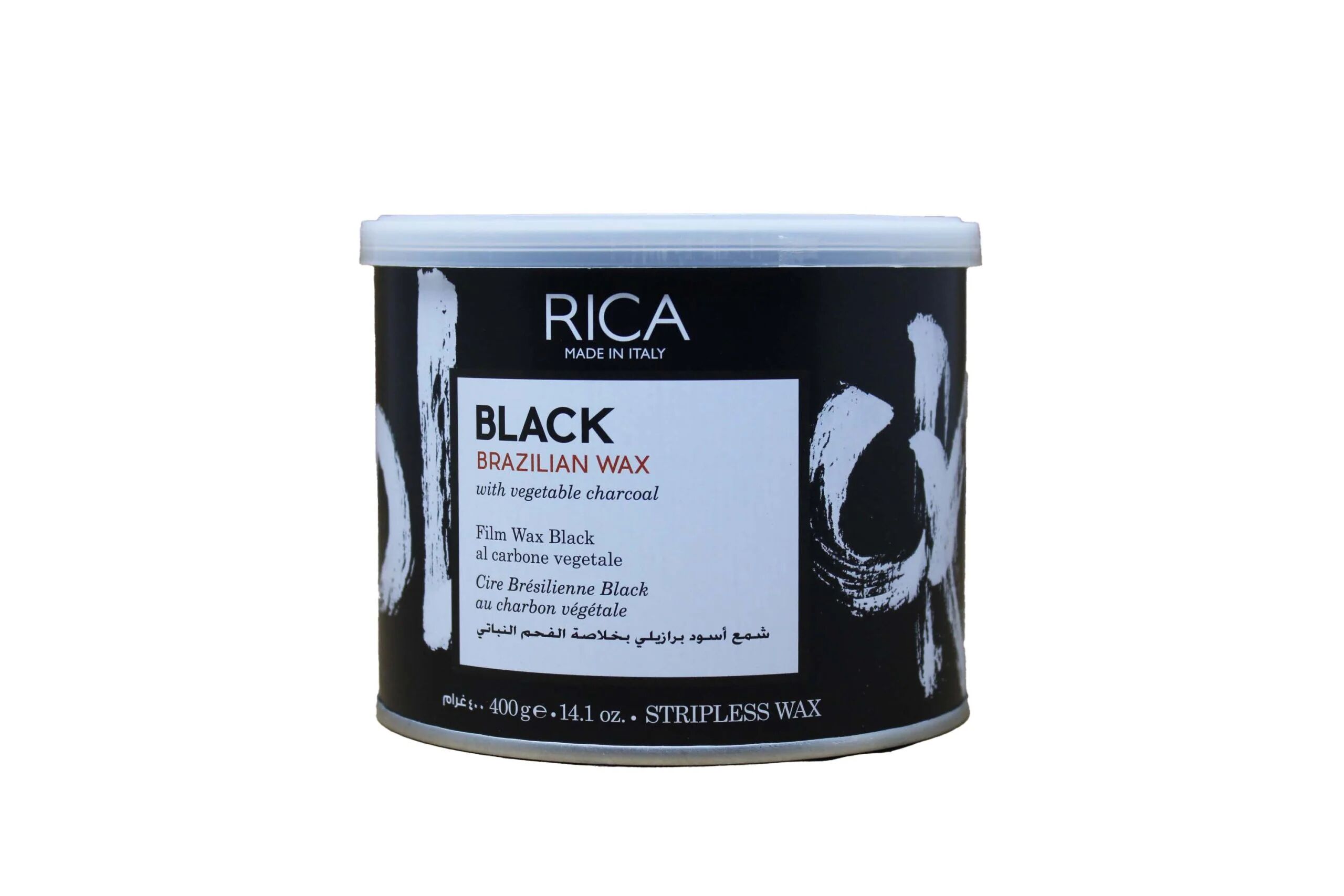 Rica Cera Depilatoria Black Brasiliana Al Carbone Vegetale 400 gr