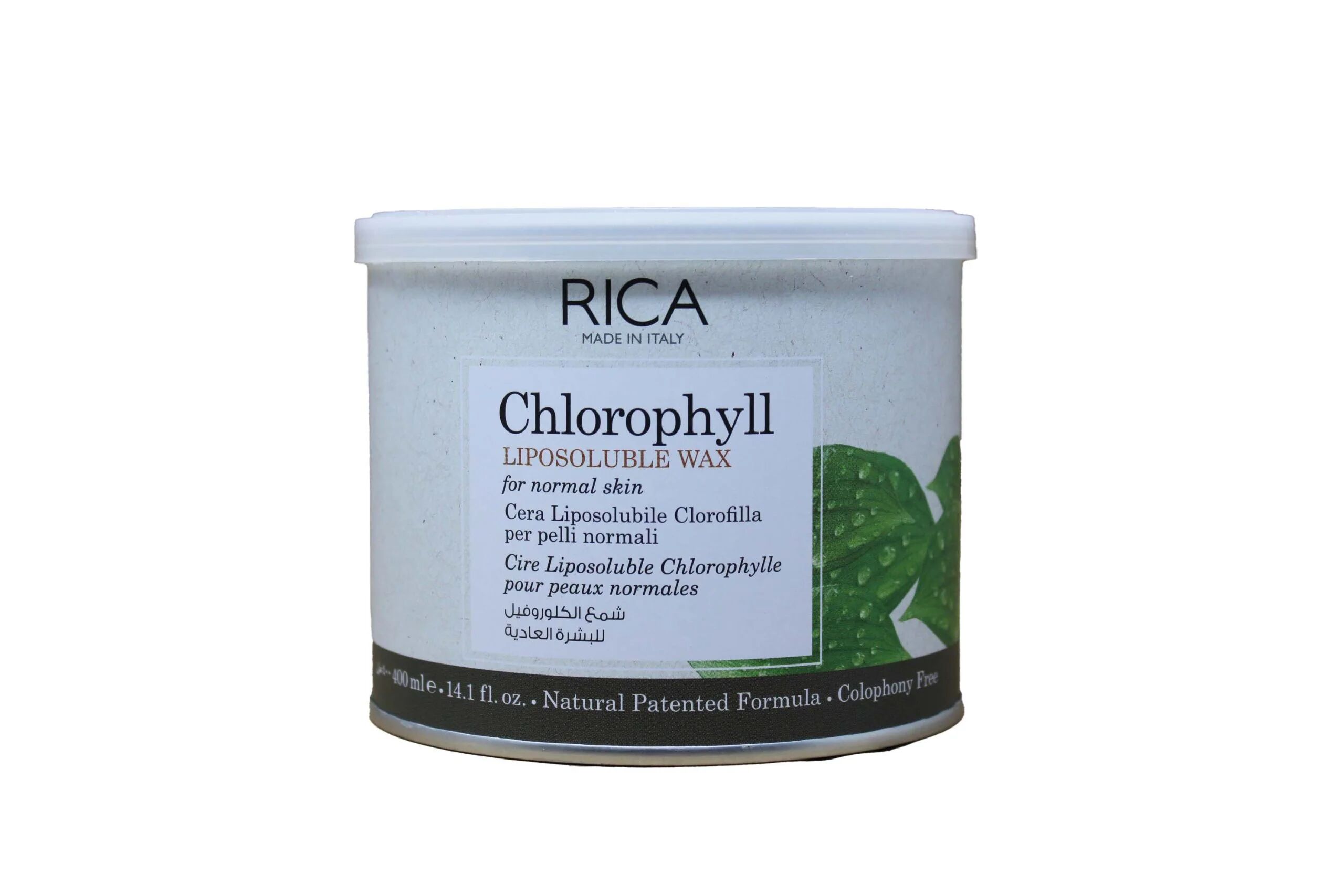 Rica Cera Depilatoria Liposolubile Clorofilla Per Pelli Normali 400 ml