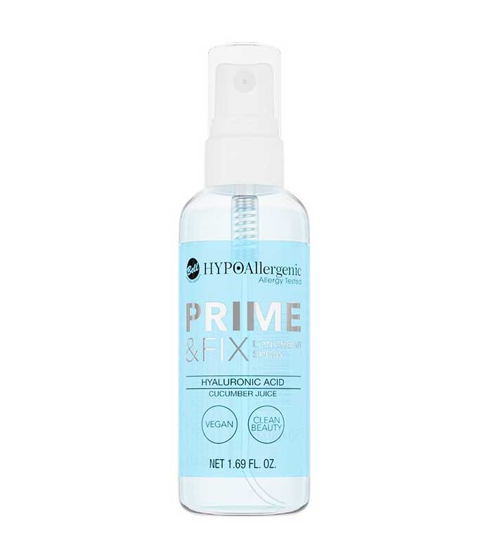 Bell HypoAllergenic HypoAllergenic Prime&Fix Spray Fissatore E Base Make Up Con Acido Ialuronico 50 ml