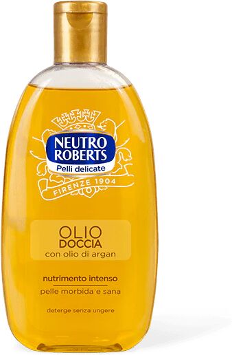 neutro roberts olio doccia con olio di argan nutrimento intenso 250 ml