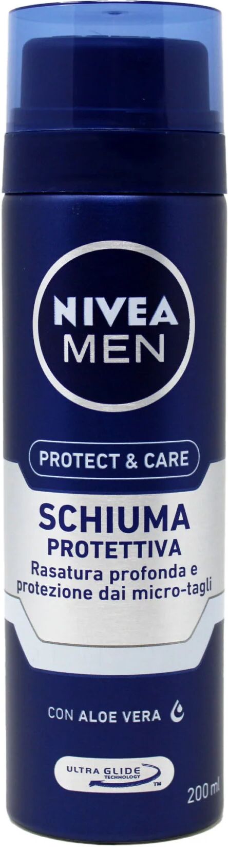 nivea men nivea schiuma da barba protect care protettiva con aloe vera 200 ml