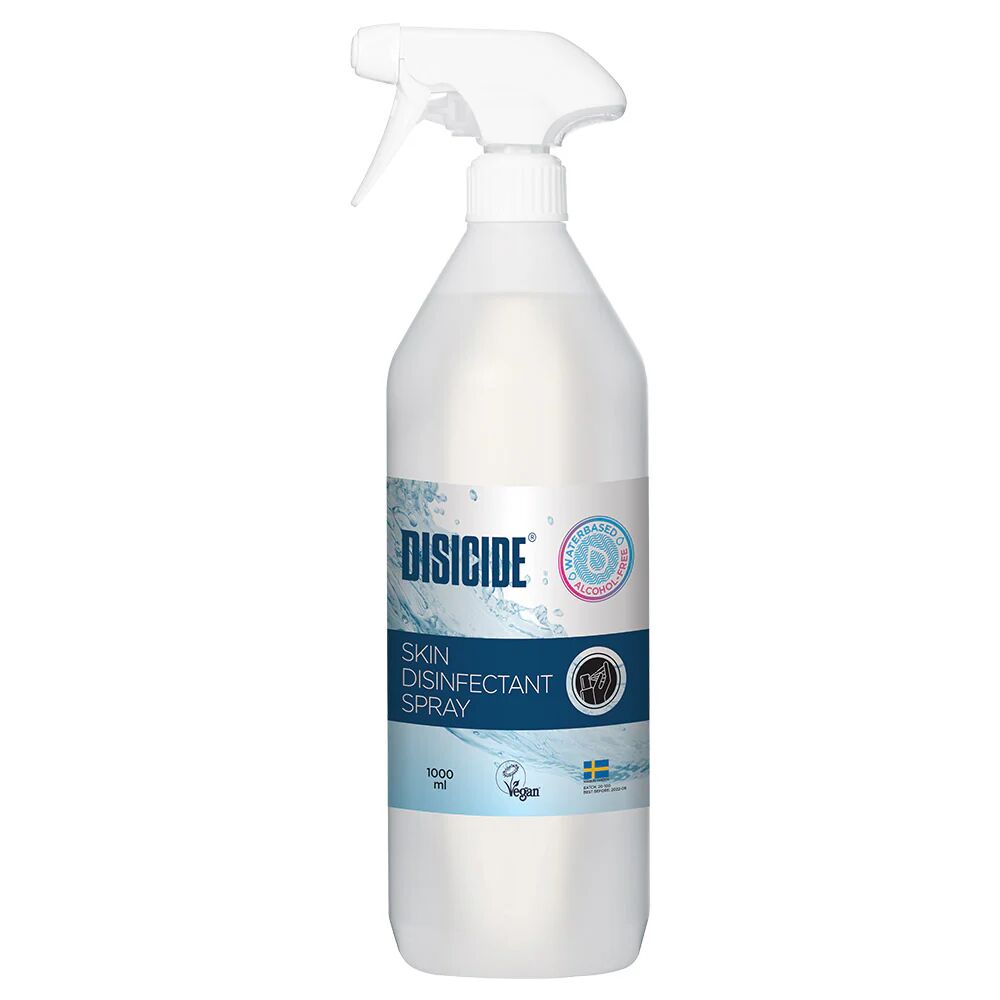 disicide disinfettante antisettico spray per la pelle del corpo, mani e piedi 1000 ml