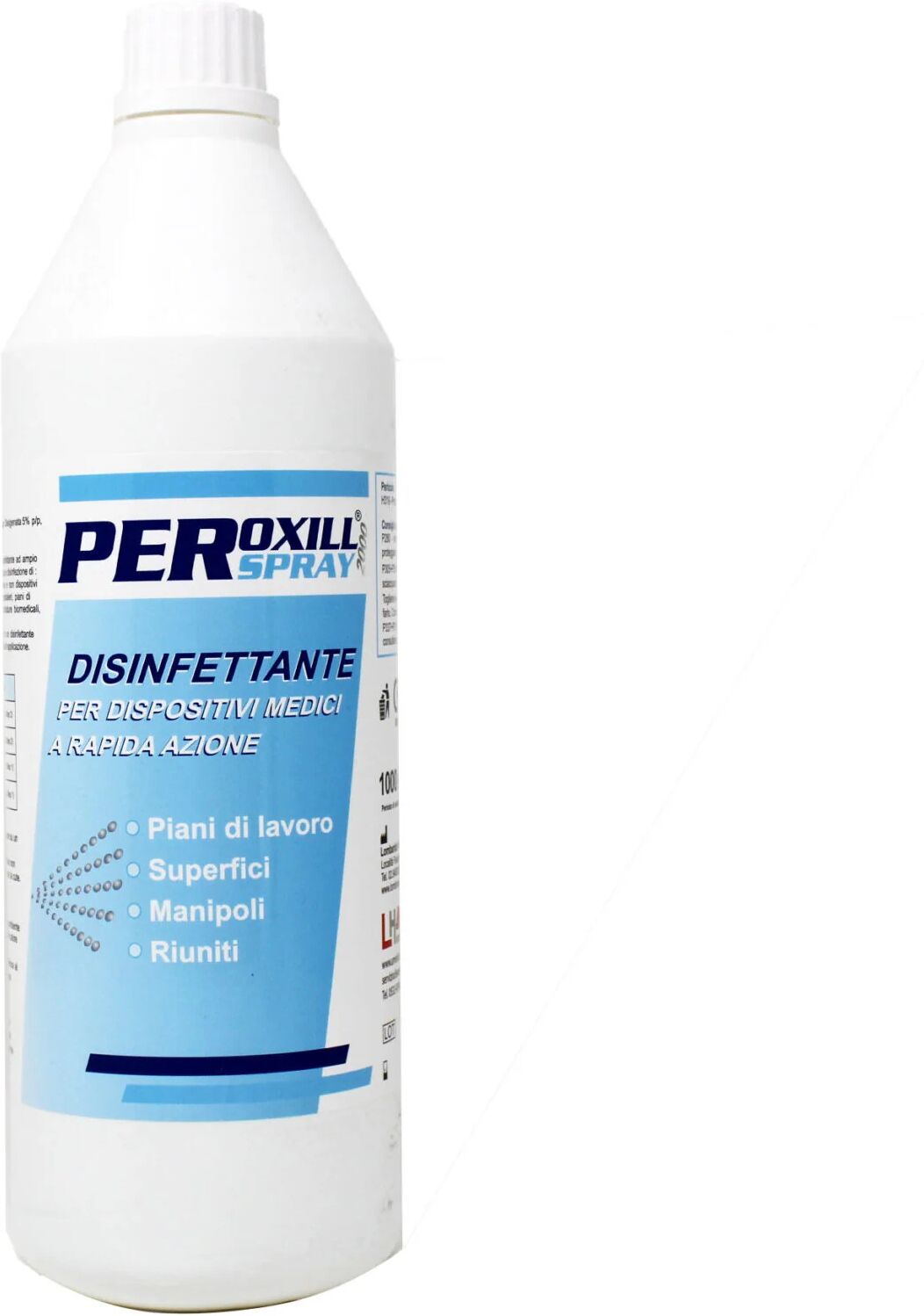 lh amedics professional peroxill disinfettante per dispositivi a rapida azione 1000 ml