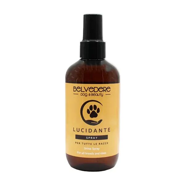 belvedere dog & beauty lucidante spray per animali domestici per qualsiasi tipo di pelo 250 ml