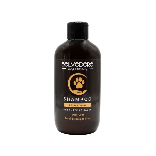 belvedere dog & beauty dark coat shampoo per animali domestici con pelo scuro 250 ml