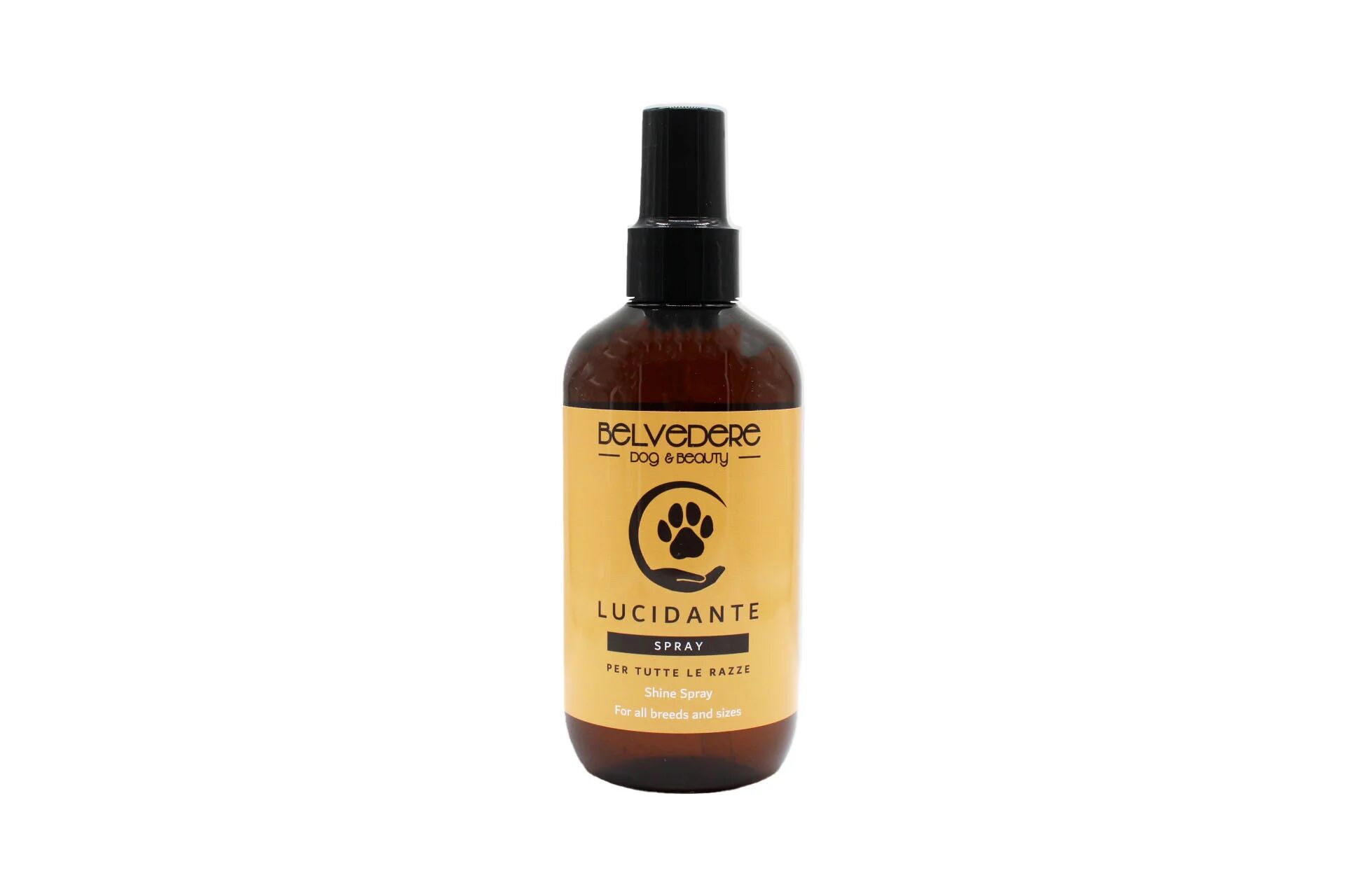 belvedere dog & beauty lucidante spray per animali domestici per qualsiasi tipo di pelo 250 ml
