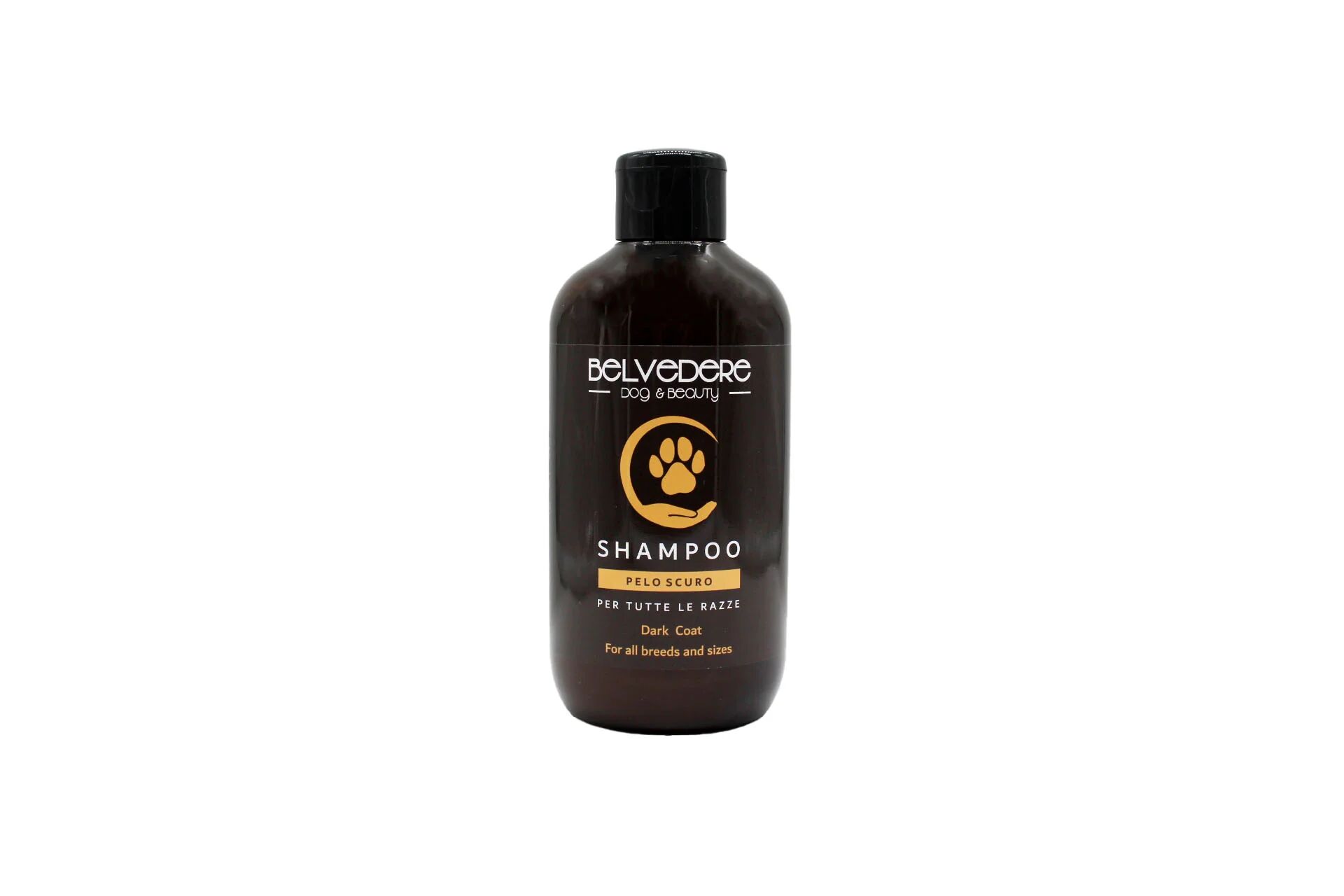 belvedere dog & beauty dark coat shampoo per animali domestici con pelo scuro 250 ml