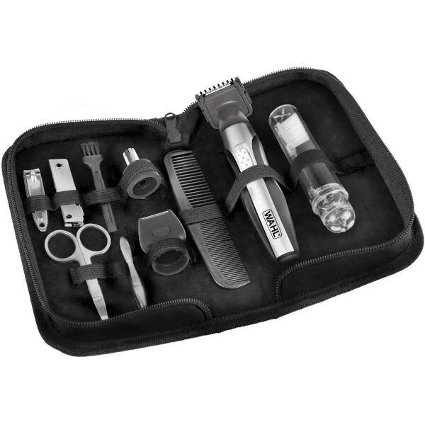 wahl travel kit deluxe kit per la cura di viso e corpo