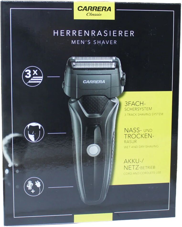 carrera classic men's shaver rasoio elettrico