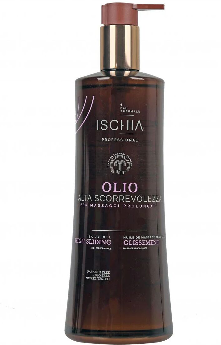 ischia eau thermale olio da massaggio alta scorrevolezza per massaggi prolungati 500 ml