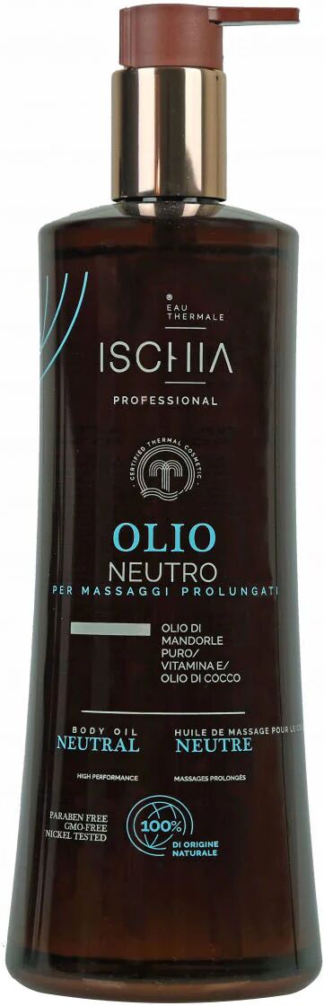 ischia eau thermale olio neutro per massaggi prolungati 500 ml