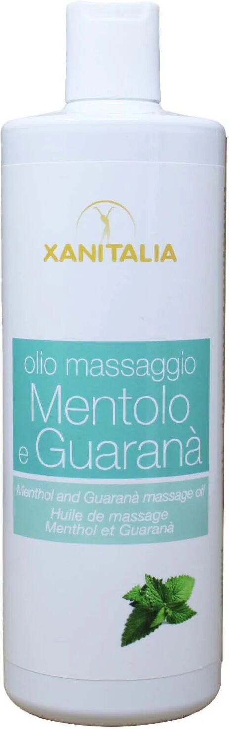 xanitalia olio massaggio mentolo e guaranà 500 ml