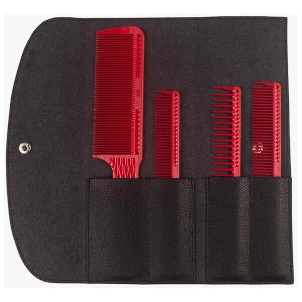 jrl professional jrl barber comb set pettini per barbiere 4 pz