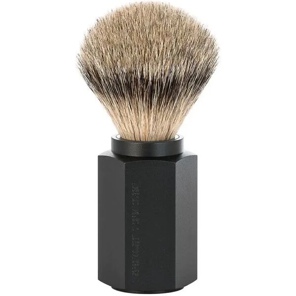 muhle pennello da barba 091 hexagon graphit in puro tasso silvertip