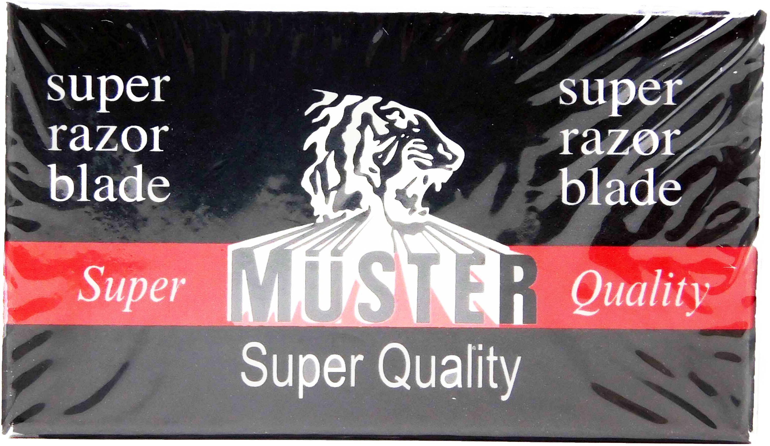 muster & dikson muster super quality lamette da barba box da 10 lamette