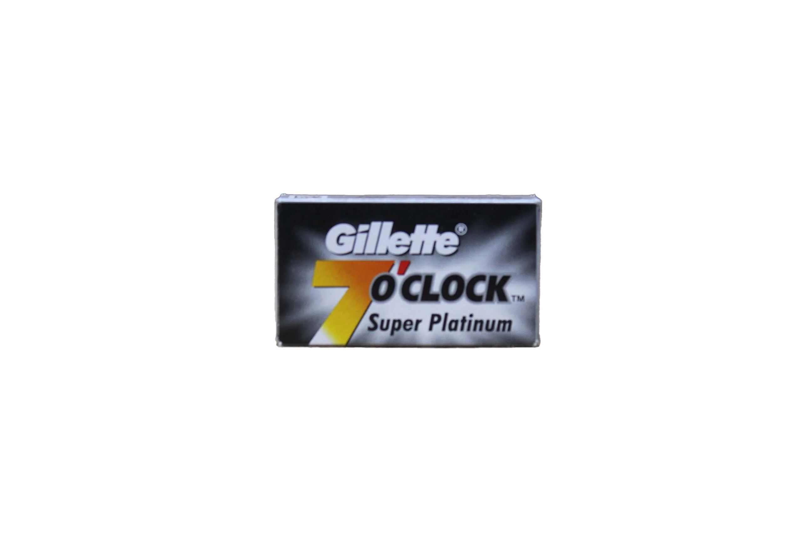 gillette 7'o clock super platinum lamette da barba box da 10 pz