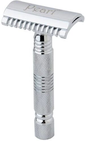 pearl shaving rasoio di sicurezza ssh-01 chrome pettine aperto