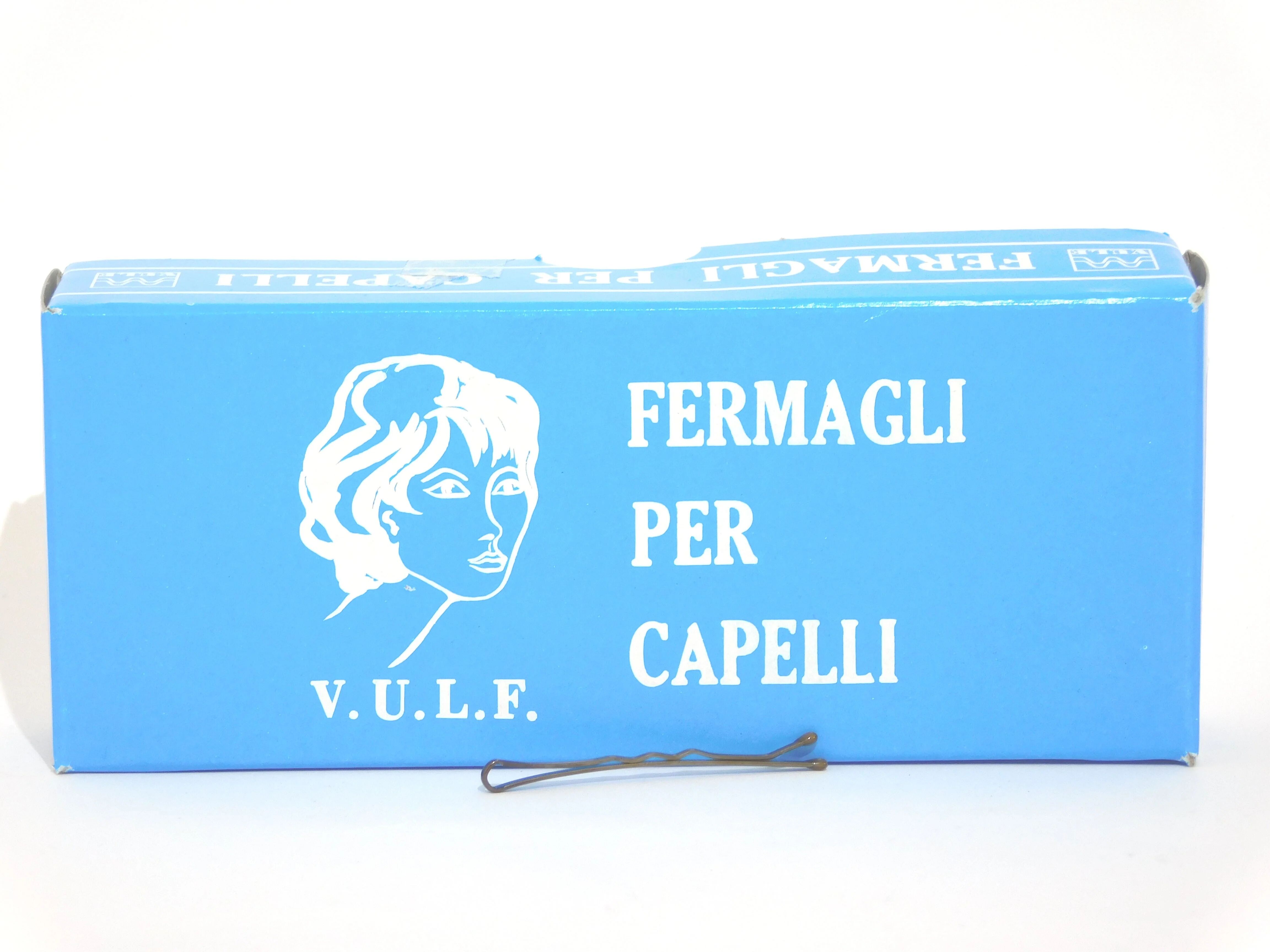 locatelli v.u.l.f. fermagli per capelli professionali ondato biondo 5cm art.90 500gr